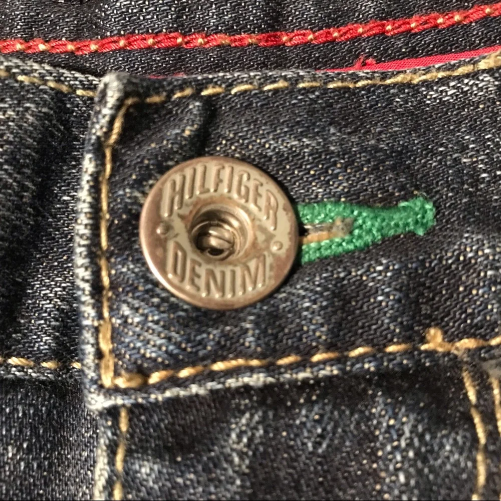 Vintage Tommy Hilfiger Premium Denim Jeans Pants 34x32 Gym P Wing Bear Rlx Thj 1